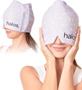 MyHalos ® Migréna Relief Cap, 30% Silnější, 2X Více Chladicí gel, Zůstává chladnější pro delší, Forma Montáž ledový klobouk, Ice Pack Head Wrap Relief, Napětí bolesti hlavy Relief Cap (Violet)