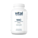 Vital Nutrients NAC 600mg PHARMAN124; N-acetyl Cysteine PHARMAN124; Vegan NAC Supplementary PHARMAND124; Antioxidant pro Sinus, játra, imunitní a respirační zdraví * PHARMAND124; Gluten, mlékárenský, sójový bezvodý PHARMAND124; 200 Kapsle