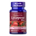 Puritan 's Pride Premium Lycopene 10mg, Dietní dodatek pro prostatu, antioxidant, srdce zdraví, a celková podpora zdraví, 100 Rychlé uvolnění Softgels