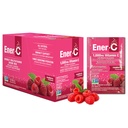 Ener- C Malina Multivitamin Drink Mix Powder Vitamin C 1000mg & Electrolytes with Real Fruit Juice Natural Energy & Imunitation Support for Women & Men - Non- GMO Vegan & gluten Free - 30 Počet