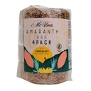 Mi Alma, 4 BAR PACK Amaranth Bar s čokoládou a kukuřičné vločky PREMIUM, Barra de Amaranto con Chocolate, Super Food, Gluten Free, Zdravý Snack, 8.4 oz