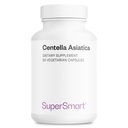 SuperSmart - Centella Asiatica 180mg za den - Gotu Kola Extract Dodatek 124; Non- GMO & gluten zdarma - 90 Vegetariánské kapsle