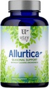 Utzy Naturals Allurtica Allurtica 124; Bylinný dodatek s Quercetin a StringNettle 124; Sezónní podpora pro dospělé a děti 124; Non Drowsy 124; 120 Kapsle