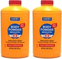 2 pc Tělesný prášek medikovaný 8 oz cr124; Triple Action Relief 100% Talc- Free cr124; Tělesný prášek pro tělesný zápach a vlhkost cr124; Medikovaný ochranný prášek 124; Anti- Itch cr124; Ochranný prostředek proti kůži 124; Mentol a oxid zinečnatý
