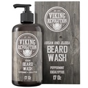 Vousy Wash Shampoo w / Argan & Jojoba Oils - Softens & Posilvens - Natural Peppermint and Eucalyptus Scent - Vousy Shampoo w / Vousy Oil (17 oz Shampoo)