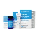 VitaMedica current 124; Arnica & Vitamin K Cream + Arnica Montana 30X (Lahvička & Blistr Pack) Bundle current 124; pro podlitiny, otoky, zánět a bolest Relief current 124; Softens, Calms, Moisturizes, & Obnovuje pohmožděniny kůže