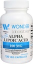Wonder Labs Alpha Kyselina lipoová 100 mg, 120 Veg Kapsle