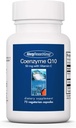 Alergics Research Group Coenzym Q10 dodatek - s vitamínem C, Heart Health, CoQ10 50mg, Ubiquinol, Antioxidant, Vegetariánské kapsle - 75 Počet