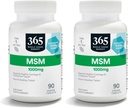 365 podle Whole Foods Market, MSM 1000Mg, 90 tablet (balení po 2 tabletách)