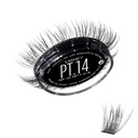 Lashify Plushy Tame 14mm Gossamer řasy v černé, snadné DIY falešné řasy pro objemný, ale stále přírodní vzhled