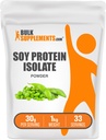 BulkSupplements.com Soy Protein Isolate Powder - Vegan Protein Powder, Neochucený - Čisté & gluten Free, 30g per Serving, 1kg (2,2 lbs) (Balení po 1)