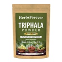 Herbsforever Triphala Churna Powder Traditional Ayurvedic Formulation podporuje detoxikaci a omlazení Non GMO, Vegan 454 GMS