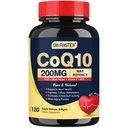 DRFOSTER Coq10 200mg, Coenzym Q10 pro výrobu antioxidantu a energie, 6X Vyšší absorpce Cq10 s vitaminem E & PQQ & Black Pepper Extract, Co q 10 Dodatek 120 Služební