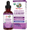 MaryRuth Organics Elderberry Sirupy 124; USDA Organic Environmental 124; Supplementary Free Imunitary Supplementary for Adult & Kids, Ages 1 Affairs 124; Vegan, Non- GMO, Imunitary Boosters, Clean Label Project Ověřeno 124; 1 Fl Oz