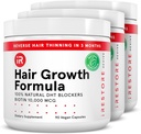 iRestore Hair Growth Supplement - Přírodní DHT Blockers & Multivitamin Blend - Vegan, Non- GMO, 90 Kapsle - Podporuje silnější, silnější vlasy pro muže a ženy - 3-Pack