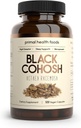 Organic Black Cohosh 1000 mg 60 Doručování 124; Menopauza, Noční poty a spánková podpora