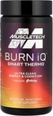 MuscleTech Burn iQ Smart Termo doplněk poháněný Paraxanthine Enhanced Energy & Cognition pro muže a ženy 100 Počet