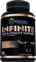 Nekonečný - HGH - Testosteron - Vitality Supplement- Zahrnuje Argnine- glutamin, a další! Podporuje sílu, Stamina, kůže & zdraví vlasů, růst svalů. pro muže a ženy 60 Kapsle na láhev.