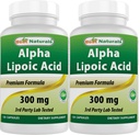 Nejlepší Naturals Alpha Lipoic Acid 300 mg 120 Kapsle (120 Počet balení po 2)