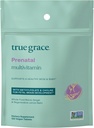 True Grace Prenatal Multivitamin Refill Pouch - 120 Vegan Tablety - Podporuje zdravé maminka & Baby s methylfolátem & Choline pro vývoj plodu mozku - gluten Free, Soy Free - 60 Služeb
