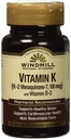 Windmill Natural Vitamíny Vitamin K (K-2 Menachinone- 7, 100mcg) 60 tablet (Balení po 1)