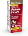 GoodSense Children 's Pain Reliever Liquid, Bubble Gum Flavor, Acetaminophen 160 mg / 5 ml, Effective Pain Relief / Fever Reducer for Kids Ages 2-11, 4 Oz