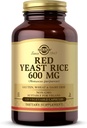 Solgar Red Yeast Rice 600 mg - 120 Zeleninové kapsle - Non- GMO, Vegan, Gluten & Dairy Free, Kosher - 60 Služeb