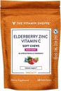 Bezinky, zinek a vitamín C měkké Chews - Imunitní podpora - Smíšené Berry (60 měkkých Chews)