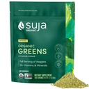Suja Organic Greens Powder Probiotic Blend, Spirulina, Denní Superfood Drink nebo Smoothie Mix pro imunitní podporu, Digestion, & Energy, Vegan, Gluten Free, Non GMO, 30 Servings