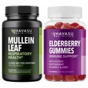 HAVASU NUTRITION Elderberry Gummies + Mullein Leaf Kapsle Imunitary Support Bundle