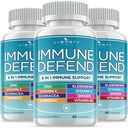 8 v 1 Podpora imunitní obrany, Imunity Vitamíny doplněk Booster s zinem 50mg, Vitamin C Elderberry VIT D3 5000 IU, Kurkumin kurkumin a zázvor, Echinacea - alergická úleva pro dospělé děti