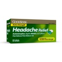GoodSense Extra Síla Bolest hlavy Relief Geltaps, Acetaminophen, Aspirin (NSAID) a kofein, 80 Počet