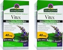 Příroda odpověď Vitex Chastetree Berry dodatek, 90- Vegetariánské kapsle, 2 Počet 124; Hormonální bilance 124; Ovulační podpora 124; Menopauzální podpora