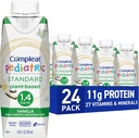 Kompletní pediatrický standard 1.4ml, na bázi rostlin Nutričně Kompletní Shake, Trubka Krmiva Formule, Vanilla Flavor, 24 Pack