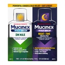 Maximální síla Mucinex FastMax DM Max & Mucinex Nightship Cold & Flu Liquid (2 x 6 fl. oz.) Tenké a loosens Mucus, uvolňuje kašel a hrudník zácpa, bolest, horečka, chtíč, krční hrdlo, Runny nos