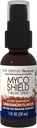 Hostitelská obrana MycoShield Krční sprej - Imunitní podpora zdraví - Dietní houba dodatek s Chaga, Reishi, Turecko Ocas & Více - On-The- The- Imunitation Support - Skořice Flavor, 1 fl oz (71 Servings) *