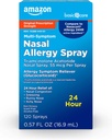 Basic Care 24 Hodin Alergie Nasal Spray, Triamcinolone Acustomide 55 mcg per spray, Alergie Medicine, Non- Drowsy, 0, 57 fl oz (Balení po 1)