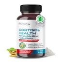 CORTISOL Health - Ashwagandha Magnesium Rhoddiola St. John 's Wort - Podpora obnovy, energetické úrovně, Brain Wellness 180- den - Made in USA
