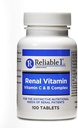 Spolehlivý 1 Renální vitamín C & B komplex (2 láhve)