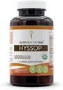 Tajemství kmene Hyssop USDA Organic Capsules CLAS124; Certified Organic Vegetarian Capsules, Bylinné dietní dodatek CLAS124; Hyssopus officinalis Sušený Herb (120 Počet)