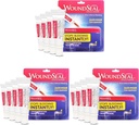 WoundSeal Powder 4 Každý (Balení po 3) - První pomoc pro rány, škrabky a oděrky - Zastavení krvácení v sekundách bez stehy nebo obvazy - bezpečné a efektivní pro lidi všech věkových kategorií a domácích zvířat