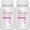 Menopauzální síla Symptomatická úleva pomáhá bojovat menopauza, horké záblesky, noční poty a mood swings na podporu Restful Sleep and Energy Boost - 60 Kapsle (Balení 2)
