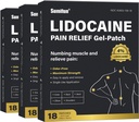 Sumifun 4% Lidokain Pain Relief Patches - 54 Count Patches for Back, Rameno, Muscle, Sponky, Kolena Pain Relief - Dolní záda Pain Relief Products - Pain Patches Maximální síla Lidokainu