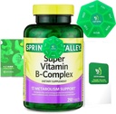Super vitamin B- Complex Tablety 250 + jaro Super vitamín B- Complex Tablety Dietní doplněk Bundle Exkluzivní lepší Ligth & Jarní průvodce