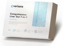 Verisana Jaterní test - at- Home Health & Function Check - 7 Biomarkerů včetně AST, ALT, GGT, AST / ALT poměr, HbA1c, HscRP, TBILI - CARTIFIE-Certified Lab