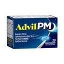 Advil PM Pain Reliever and Nighttime Sleep Aid, Pain Medicine with Ibuprofen for Pain Relief and Difenhydramine Citrát for a Sleep Aid - 20 Coated Caplet