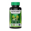 Vitamin D3 K2-5000 IU D3 & 100 mcg K2 MK-7 - Podporuje kost, srdce a imunitní zdraví - K2 D3 doplněk vitamínu - 120 Softgels, 4 měsíční dodávka