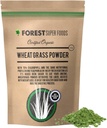 Forest Super Foods Organic Australian Grown Young Wheat Grass Powder 500g (60 Day Supply) CLAS124; Premium Quality + gluten Free CLAS124; High in Vitamíny a chlorofyl