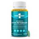 Jeden den Ženský aktivní metabolismus Daily Essential, Multivitamin pro ženy, Podpora metabolismu, Vitamíny pro ženy se všemi 8 B- Vitamíny, Vitamin D, Hořčík & Více, 120 Počet